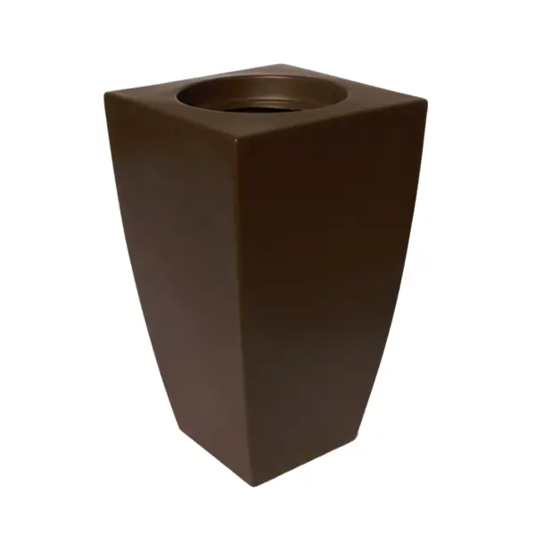Curved Taper Pot Stand - Dark Brown