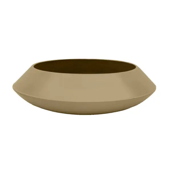Shallow Herb Pot - Oyster White
