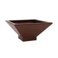 Tapered Square Bowl Pot - Terracotta