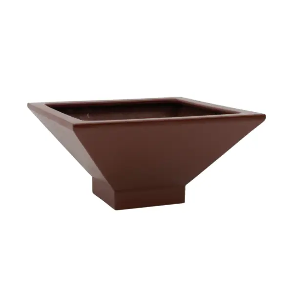 Tapered Square Bowl Pot - Terracotta