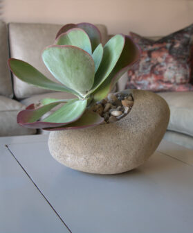 River Rock Planters